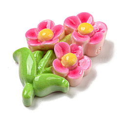 Undurchsichtige Decoden-Cabochons aus Harz&nbsp;RESI-B022-02C