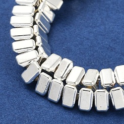 Fili di perline di ematite sintetica non magnetica elettrolitica&nbsp;G-U003-03