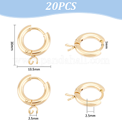 20 boucle d'oreille créole en acier inoxydable 201&nbsp;STAS-UN0056-86