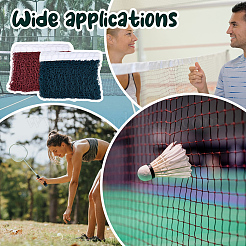 2 Stück tragbares Badmintonnetz aus Polyester in 2 Farben&nbsp;AJEW-NB0006-65