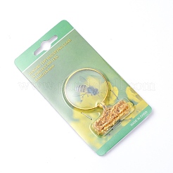 Colliers pendentif loupe&nbsp;NJEW-WH0010-04G