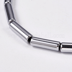 Unmagnetische synthetischen Hämatitkornen Stränge&nbsp;G-K022-3x14mm-08