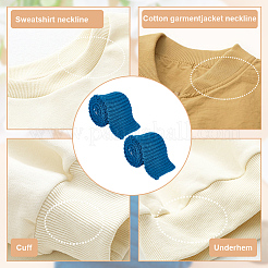 Tessuto a coste in 95% cotone e 5% in fibra elastica per i polsini&nbsp;FIND-WH0136-02A
