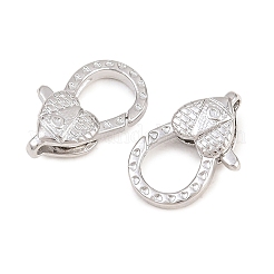 Fermoirs mousquetons en laiton&nbsp;KK-H287-08G-P