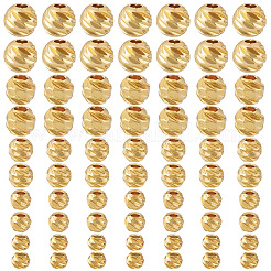 150 pz 5 stili di perline in ottone&nbsp;KK-TA0008-22G