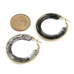 Creolen aus 304er Edelstahl für Damen&nbsp;LS-EJEW-B113-02G-02