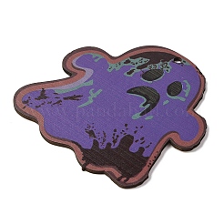 Halloween bedruckte große Holzanhänger&nbsp;LS-WOOD-I016-01I