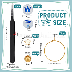 Bausätze für Weinglas-Anhänger selber machen&nbsp;DIY-BC0015-95
