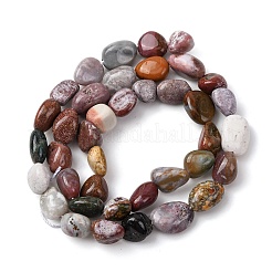 Natur Ozean Jaspis Perlen Stränge&nbsp;X-G-E483-39B