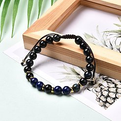 Set di bracciali con perline intrecciate in pietra mista naturale per ragazze donne&nbsp;BJEW-JB06741