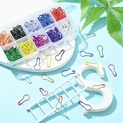 300 Stück 10 Farben sprühlackierte Kalebasse-Nadeln aus Eisen&nbsp;IFIN-YW0001-83