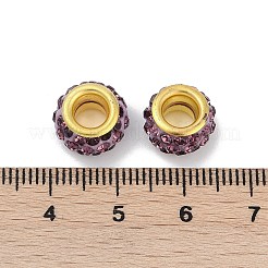 Legierung Strass Ton Pflaster Perlen&nbsp;ALRI-D300-04G-11