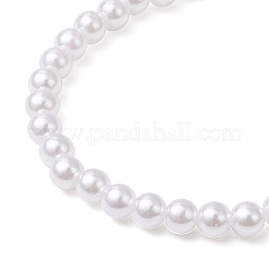 3 Stück 3 Stile ABS-Kunststoff-Imitationsperlen und Muschelperlen Stretch-Armbänder für Frauen&nbsp;BJEW-JB11797