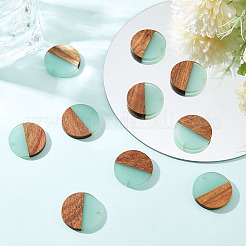 Colgantes de resina & madera&nbsp;RESI-OL0001-07C