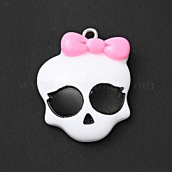 Schädel mit Bowknot-Harzanhängern&nbsp;FIND-B012-08
