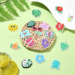 36 Stück PVC-Cabochons in 18 Stilen mit Strandmotiven&nbsp;FIND-CJ0011-23