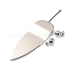 Spatules à gâteau en acier inoxydable 201 anti-ternissement&nbsp;AJEW-P114-01K-P