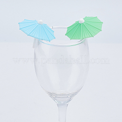 Silikon Weinglas Charms Sets&nbsp;AJEW-WH0223-21