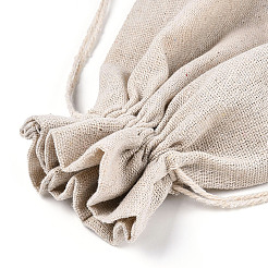 Sacchetti di imballaggio in tessuto di cotone sacchetti con coulisse&nbsp;ABAG-R011-20X30-01