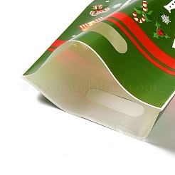 50 bolsa de celofán opp con estampado navideño y asa con orificio para troquel.&nbsp;ABAG-C013-05