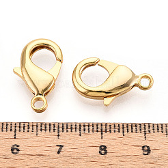 Fermoirs mousquetons en laiton&nbsp;KK-YW0004-01D-G