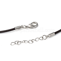 Cordon en cuir fabrication de collier&nbsp;NJEW-A280-2.0mm-02