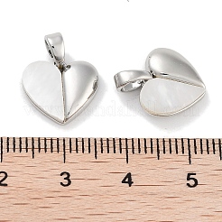 Breloques en forme de cœur de pêche&nbsp;KK-C051-21P