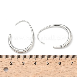 Pendientes colgantes de lágrima de acero inoxidable 304&nbsp;EJEW-Z158-01P