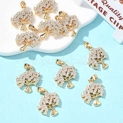 Pendentifs en laiton Shegrace avec zircon cubique transparent&nbsp;XGRQ3K646-559G