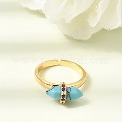Anillos manguitos turquesas sintéticas&nbsp;GG-CBA0B5A-03G-01