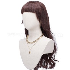 Collane con ciondolo di perle naturali conchiglia di ciprea naturale&nbsp;NJEW-JN03745