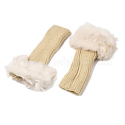 Fingerlose Handschuhe aus Plüsch-Acrylfasern&nbsp;PW-WGBA7CE-04