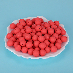 Cuentas focales redondas de silicona&nbsp;LS-SI-JX0046A-45