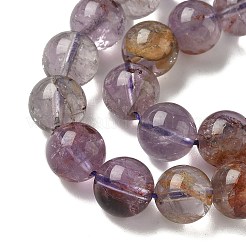 Perles et brins de quartz fantôme violet naturel&nbsp;G-S333-10mm-030-01