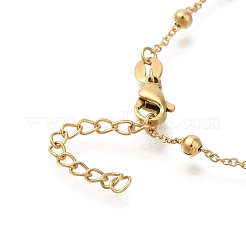 Bracciali in acciaio inossidabile 304 con maglie in zirconia cubica&nbsp;STAS-Z103-02G-04