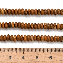 Natürliches Bild Jaspis Perlen Stränge&nbsp;G-Z110-B10-2x4mm