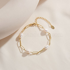 Shell Perle Perlen Armbänder&nbsp;BJEW-G724-04G