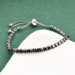 Bracelets coulissants en acier inoxydable chirurgical 316&nbsp;BJEW-C125-17C-02