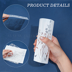 6 pochoir en plastique creux pour dessin et peinture&nbsp;DIY-GF0012-66