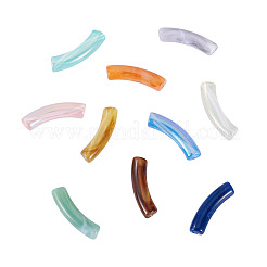 100 Stück 10 Stile zweifarbige Acrylperlen&nbsp;MACR-TA0002-60