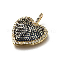 Ottone micro spianare pendenti zirconi&nbsp;KK-C090-43G-02