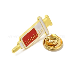 Medizinische behandlung thema backen farbe schwarz goldene zink-legierung broschen&nbsp;JEWB-M037-03E-G