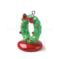 Anhänger aus undurchsichtigem Harz zum Thema Weihnachten&nbsp;LS-RESI-I336-01P-07