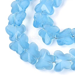 Chapelets de perles en verre opaques&nbsp;GLAA-N073-01F