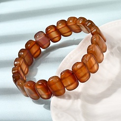 Stretch-Armbänder aus natürlichen Karneolperlen für Frauen und Männer&nbsp;BJEW-D461-02F