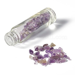 Bouteilles à bille roulante en perles d'améthyste naturelle&nbsp;AJEW-H101-01D