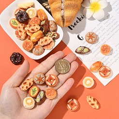 60 Stück opake Harz-Imitat-Lebensmittel-Decoden-Cabochons&nbsp;RESI-YW0004-53