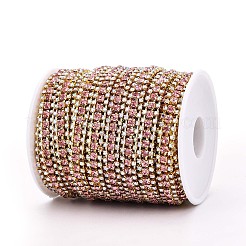 Catene della tazza del rhinestone di ferro&nbsp;CH-T006-04G-11