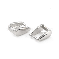 925 bélière à pince en argent sterling plaqué rhodium anti-ternissement&nbsp;STER-Z001-016A-P