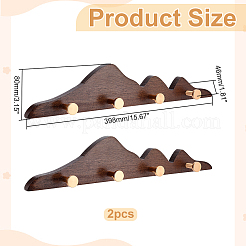 Appendiabiti da parete in legno&nbsp;AJEW-WH0077-167